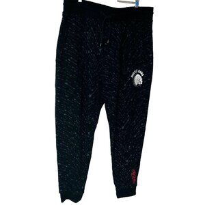 NWOT Hustle Gang Jogger Pants Men's 3X Indian Chief Leg Zip Hip Hop Street-Wear